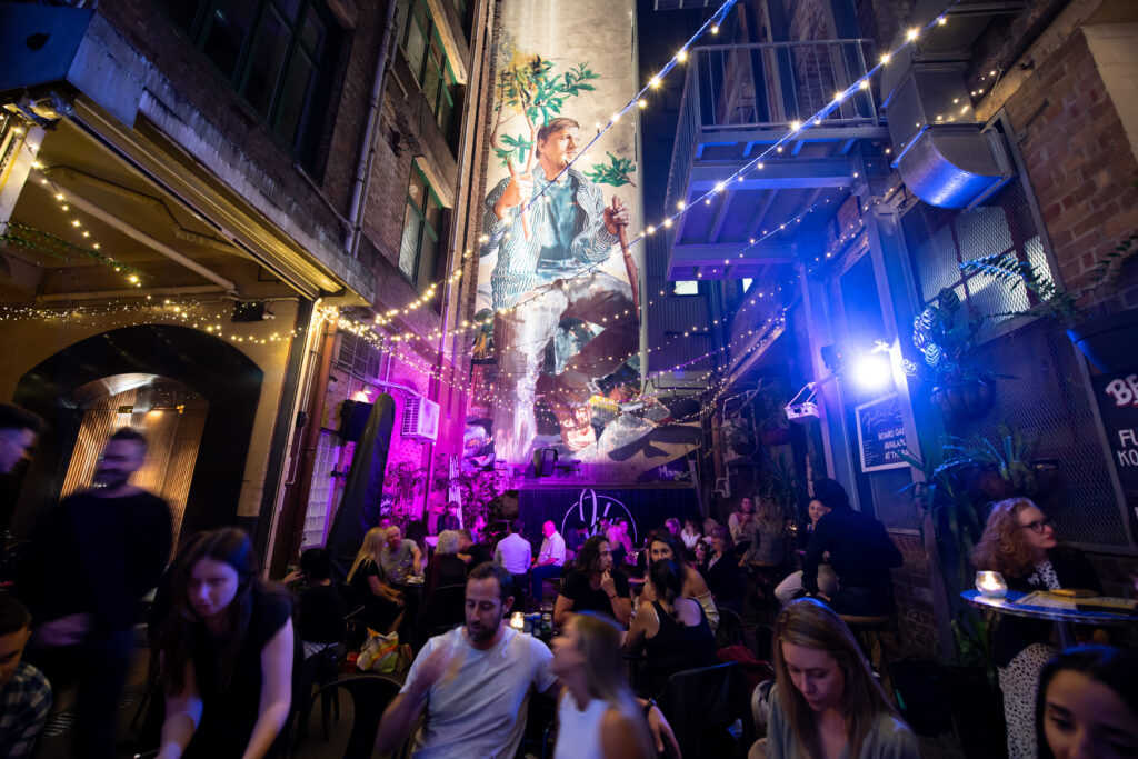 YCK Laneways, Exciting Night Over Light as part of Sydney Solstice