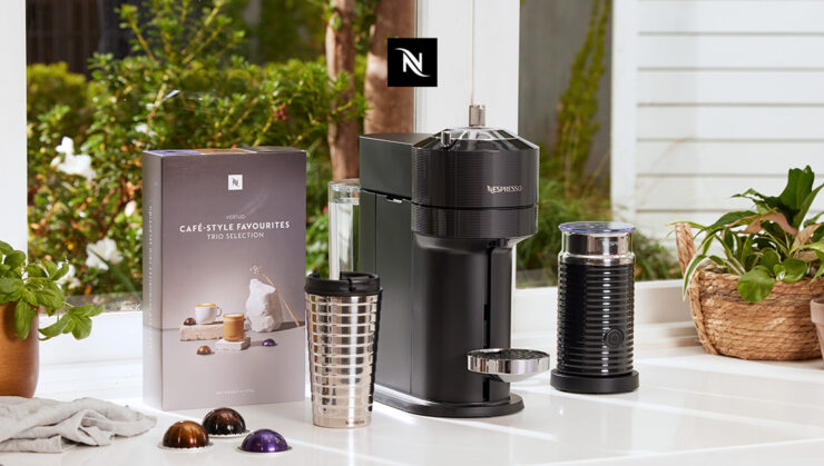 The Complete Cafe-Style Collection Vertuo – RRP $430 AUD – Available at Nespresso – ASSETS HERE Dad can be his own barista and create café-style coffee to his liking with Nespresso’s Vertuo Next coffee machine. When used with the Aeroccino3, it makes the perfect consistency cappuccino, latte or flat white. Key Features: • The first Nespresso machine made with 54% recycled plastic • Capsule scanning technology automatically adapts brewing parameters to create your favourite coffee • Aeroccino3 milk frother makes both creamy hot milk and cold froth • Cafe-Style Favourites Trio with 30 capsules of Vertuo blends: Altissio, Double Espresso Chiaro and Double Espresso Scuro • Includes a Touch Travel mug for taking your Nespresso coffee outside of home